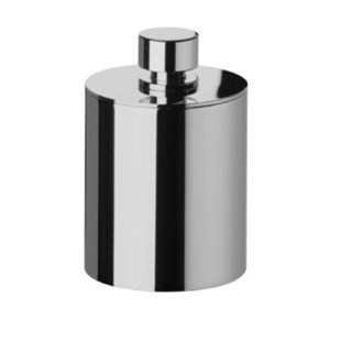 Bathroom Jar Round Metal Cotton Swab Jar Windisch 88415